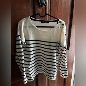 French style striped sweater